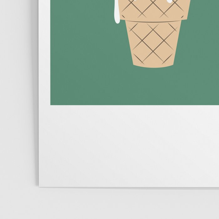Cat Ice Cream 2x2 Poster Gallery Image 3