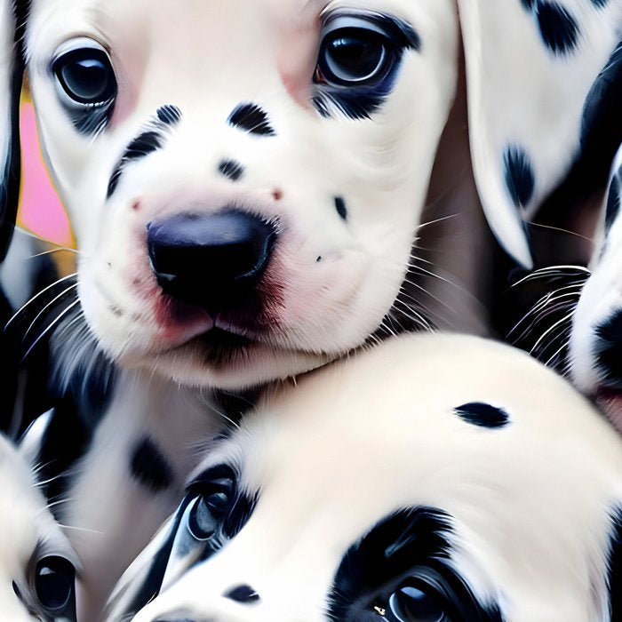 Dalmatian Love, Cute Puppies Dogs Pets, Animals Domestic Photography Siblings, Adorable Family Polka Dots Spotted  Coffee Mug Gallery Image 2