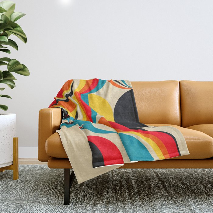 Clockworks Orange  Throw Blanket Gallery Image 1