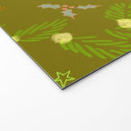 Whimsical Tiny Toys & Pine Branches in Green Welcome Mat Gallery Image 2