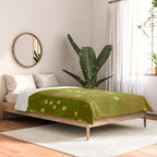 Whimsical Tiny Toys & Pine Branches in Green Comforter Gallery Image 2