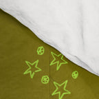 Whimsical Tiny Toys & Pine Branches in Green Comforter Gallery Image 4