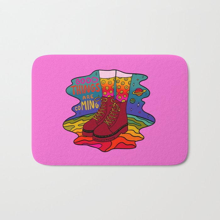 Good Things are Coming Bath Mat Gallery Image 1