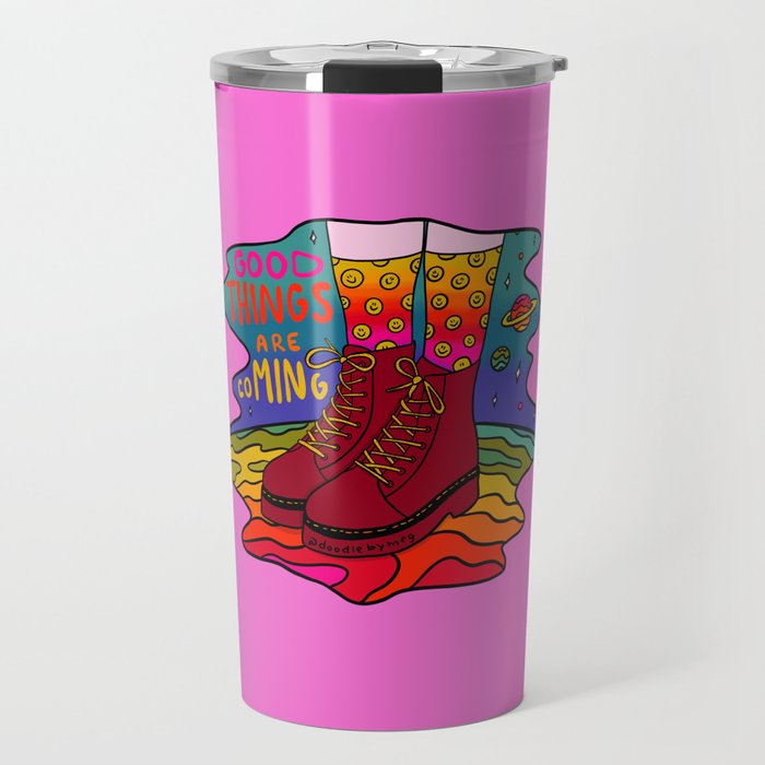 Good Things are Coming Travel Mug Gallery Image 1