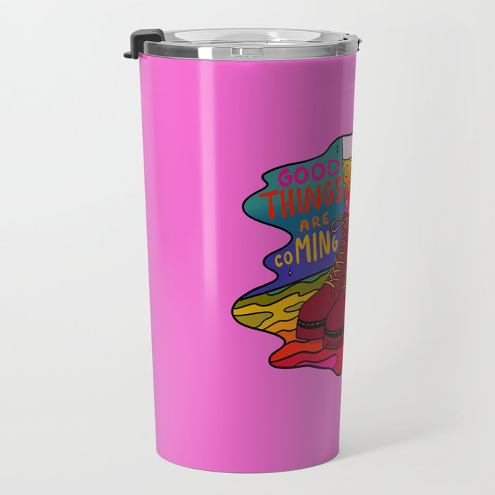 Good Things are Coming Travel Mug Gallery Image 3