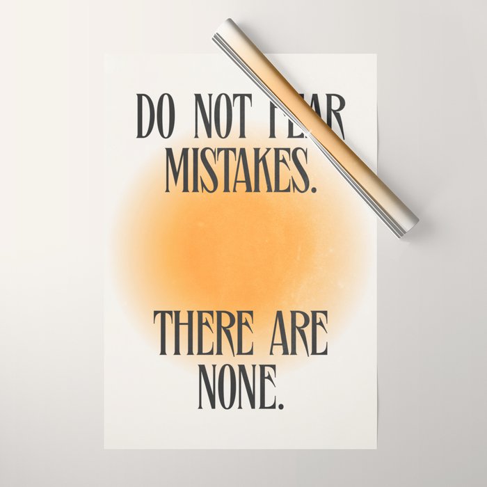 Do Not Fear Wrapping Paper Gallery Image 1