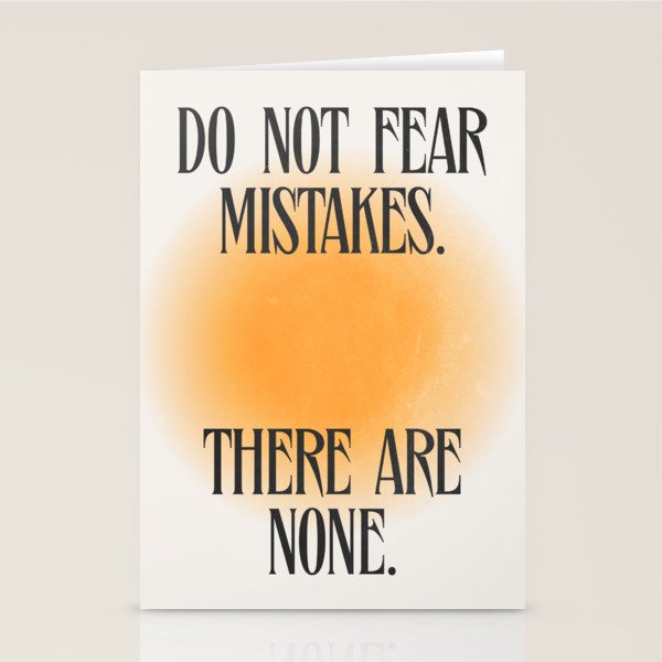 Do Not Fear Stationery Card Gallery Image 1