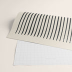 Mid Century Modern Minimalist Rothko Inspired Color Field With Lines Geometric Style Wrapping Paper Gallery Image 2
