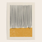 Mid Century Modern Minimalist Rothko Inspired Color Field With Lines Geometric Style Poster Gallery Image 4