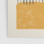 Mid Century Modern Minimalist Rothko Inspired Color Field With Lines Geometric Style Poster Gallery Image 3