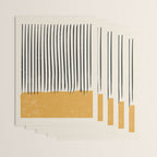 Mid Century Modern Minimalist Rothko Inspired Color Field With Lines Geometric Style Wrapping Paper Gallery Image 3