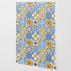 Mediterranean tiles,lemon art,mosaic tiles pattern  Wallpaper Gallery Image 2