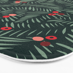 winter christmas time green fir branches Bath Mat Gallery Image 3
