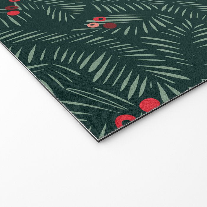winter christmas time green fir branches Welcome Mat Gallery Image 2
