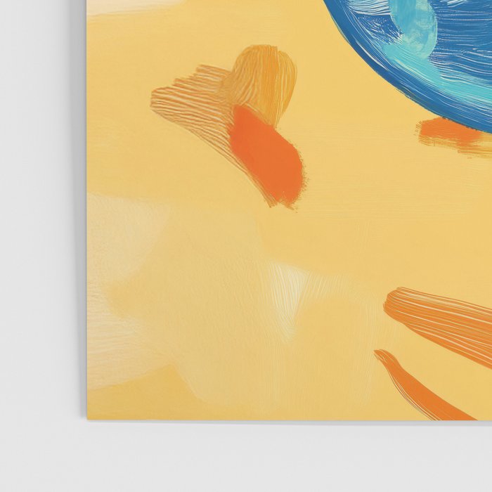 Golden Fish in a Bowl Matisse Inspired Painting Poster Gallery Image 3