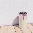 Beautiful Glittered Ice Cream Dripping Pattern Travel Mug Gallery Image 4