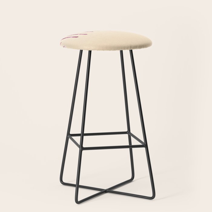 Beautiful Glittered Ice Cream Dripping Pattern Stool Gallery Image 1