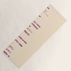 Beautiful Glittered Ice Cream Dripping Pattern Yoga Mat Gallery Image 1