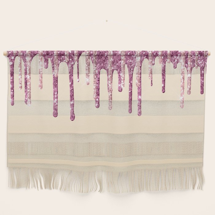 Beautiful Glittered Ice Cream Dripping Pattern Wall Hanging Gallery Image 1