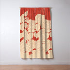 White Roses  Window Curtain Gallery Image 3