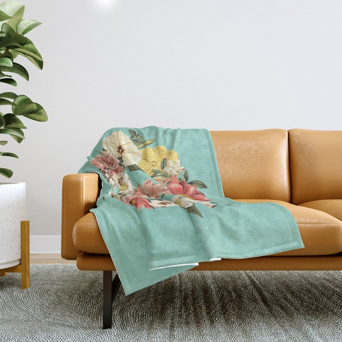 Botanica Peace sign Throw Blanket Gallery Image 1