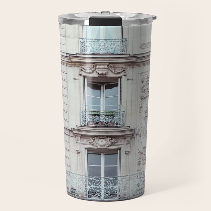 Parisian Architecture - Paris Travel Photography Travel Mug Gallery Image 1