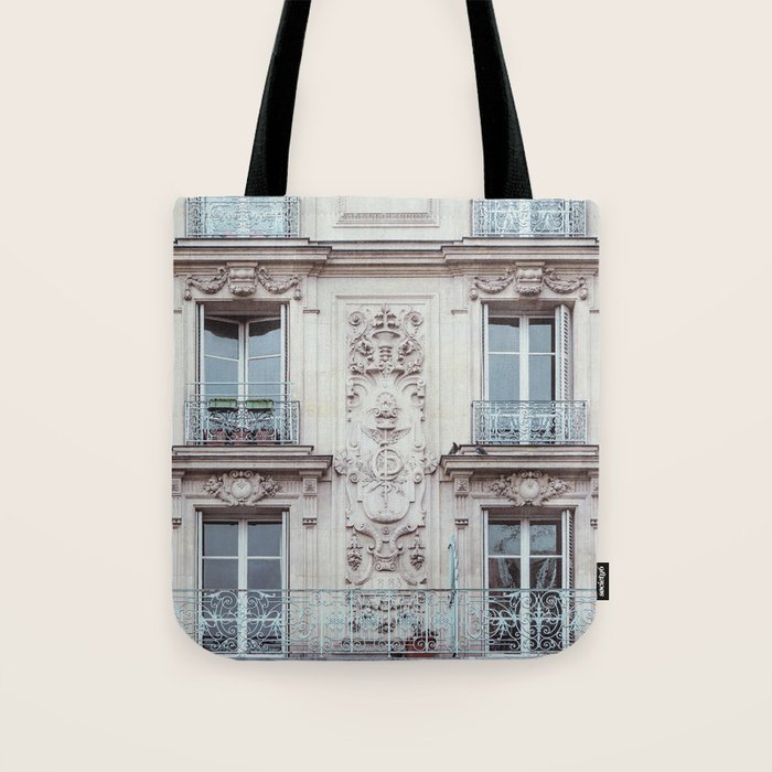 Parisian Architecture - Paris Travel Photography Tote Bag Gallery Image 1