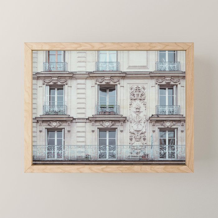 Parisian Architecture - Paris Travel Photography Mini Art Print Gallery Image 1
