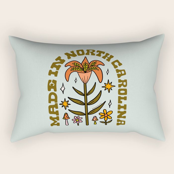 Made In North Carolina Rectangular Pillow Gallery Image 1