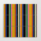 Classic Stripes XIII - Bold Retro Wood Wall Art Gallery Image 1
