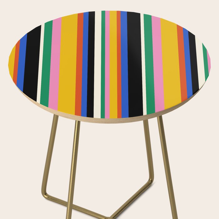 Classic Stripes XIII - Bold Retro Side Table Gallery Image 2