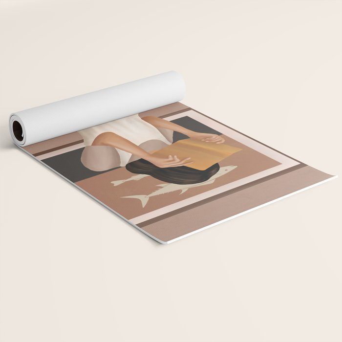 Losing Myself in a Book Yoga Mat Gallery Image 2