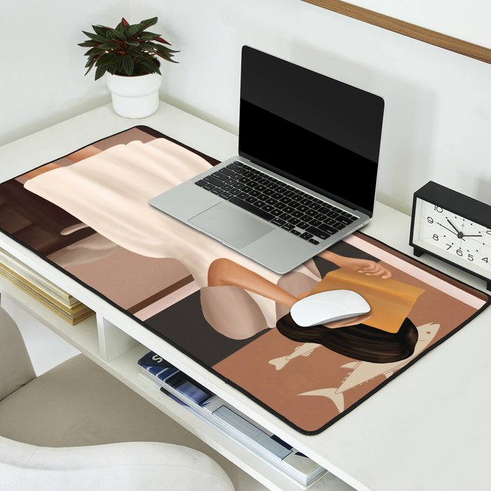 Losing Myself in a Book Desk Mat Gallery Image 2