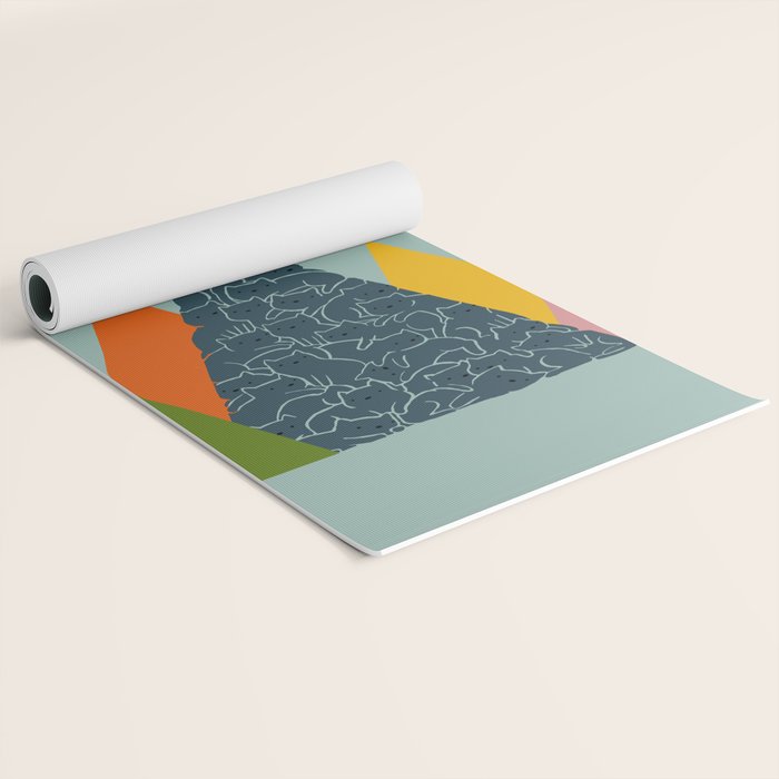 Cat Landscape 13 Yoga Mat Gallery Image 2
