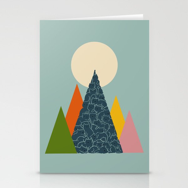 Cat Landscape 13 Stationery Card Gallery Image 2
