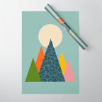 Cat Landscape 13 Wrapping Paper Gallery Image 1