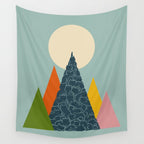 Cat Landscape 13 Wall Tapestry Gallery Image 4