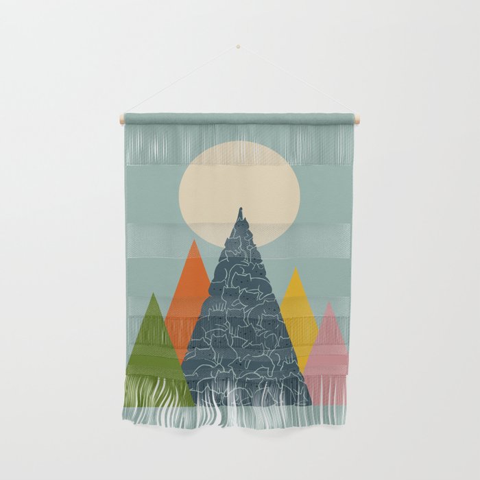Cat Landscape 13 Wall Hanging Gallery Image 1