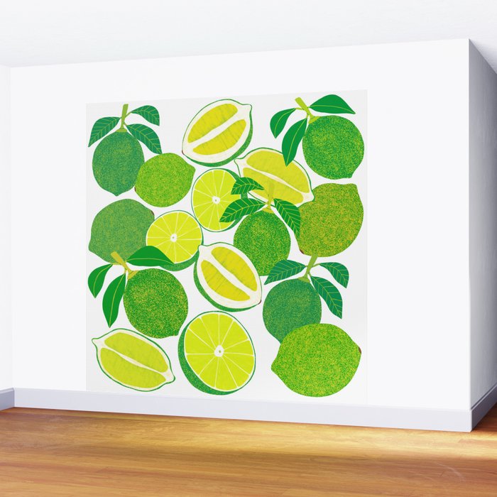 Lime Harvest Wall Mural Gallery Image 2