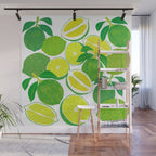 Lime Harvest Wall Mural Gallery Image 1
