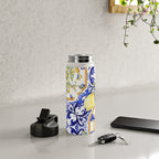 Majolica,summer,lemon,Sicilian style art Water Bottle Gallery Image 4
