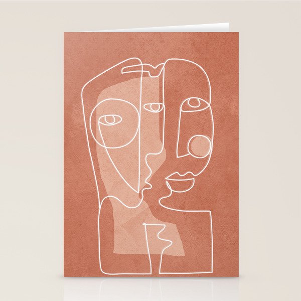 Faces 01 Stationery Card Gallery Image 2