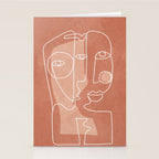Faces 01 Stationery Card Gallery Image 2