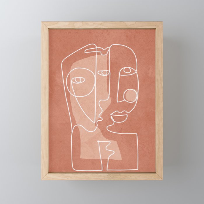 Faces 01 Mini Art Print Gallery Image 1