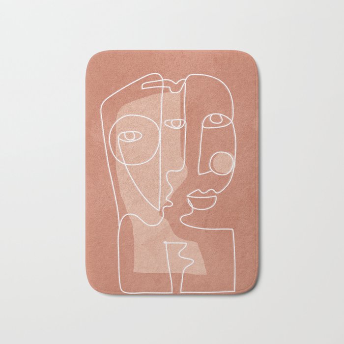 Faces 01 Bath Mat Gallery Image 1