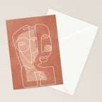 Faces 01 Stationery Card Gallery Image 2