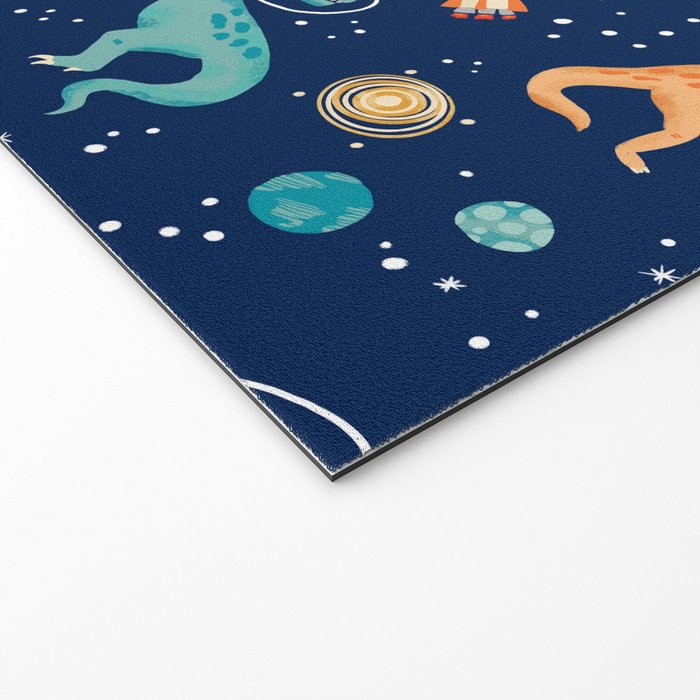 Painted Space Dinosaurs Welcome Mat Gallery Image 2