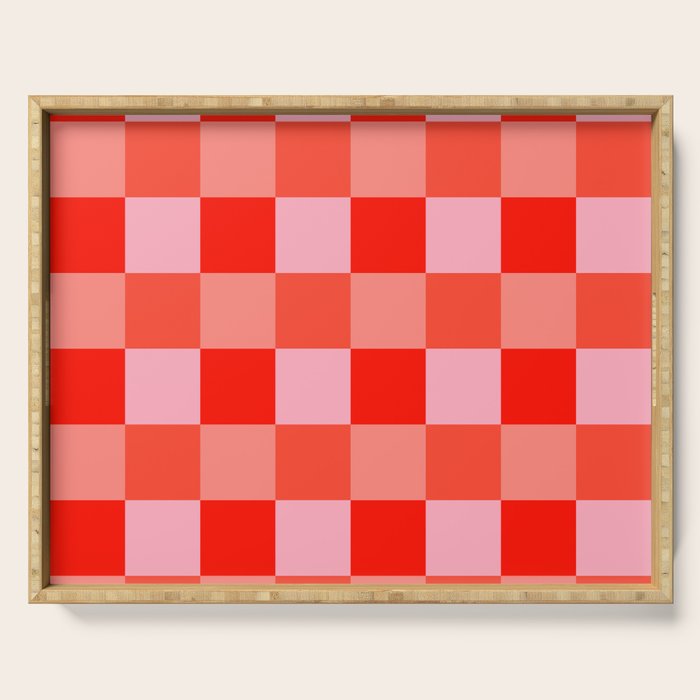 Summer squares Serving Tray Gallery Image 1