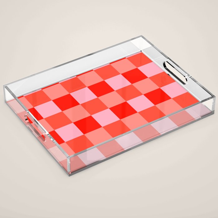Summer squares Acrylic Tray Gallery Image 1