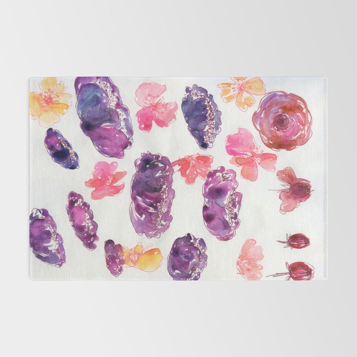 loose flowers N.o 2 Rug Gallery Image 2